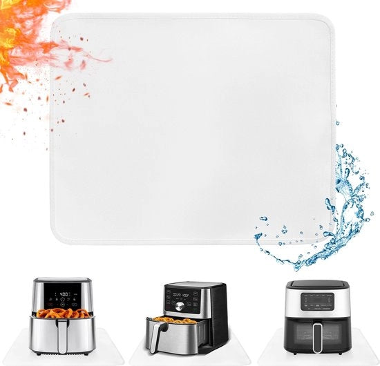 Matte di Protezione per Luce Fritto - 30 x 45 cm - Materiale in Vetroresina - Mat di Sicurezza per Interno/Esterno - Accessorio per la Cucina