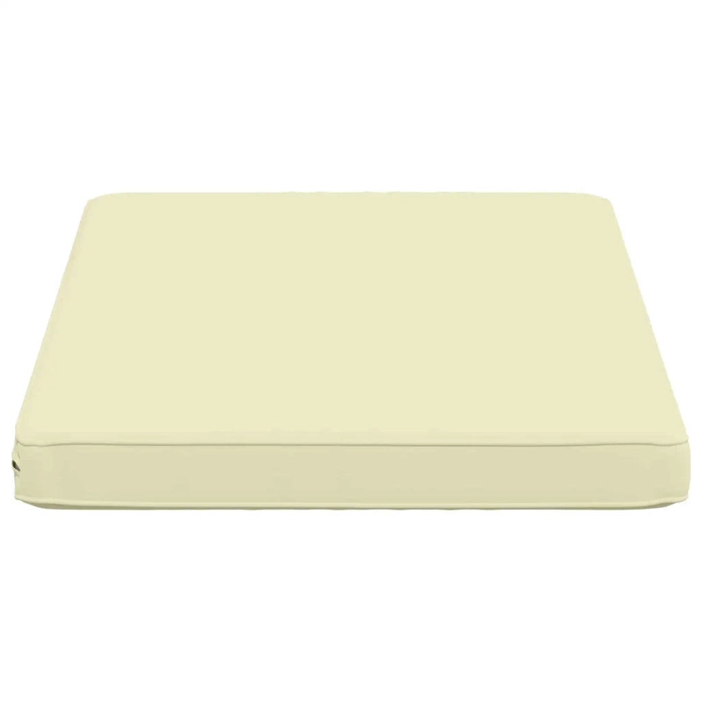 Cuscini per Panchina a 2 Pezzi VUGHT 2 pz 100% Poliestere Crema 951667