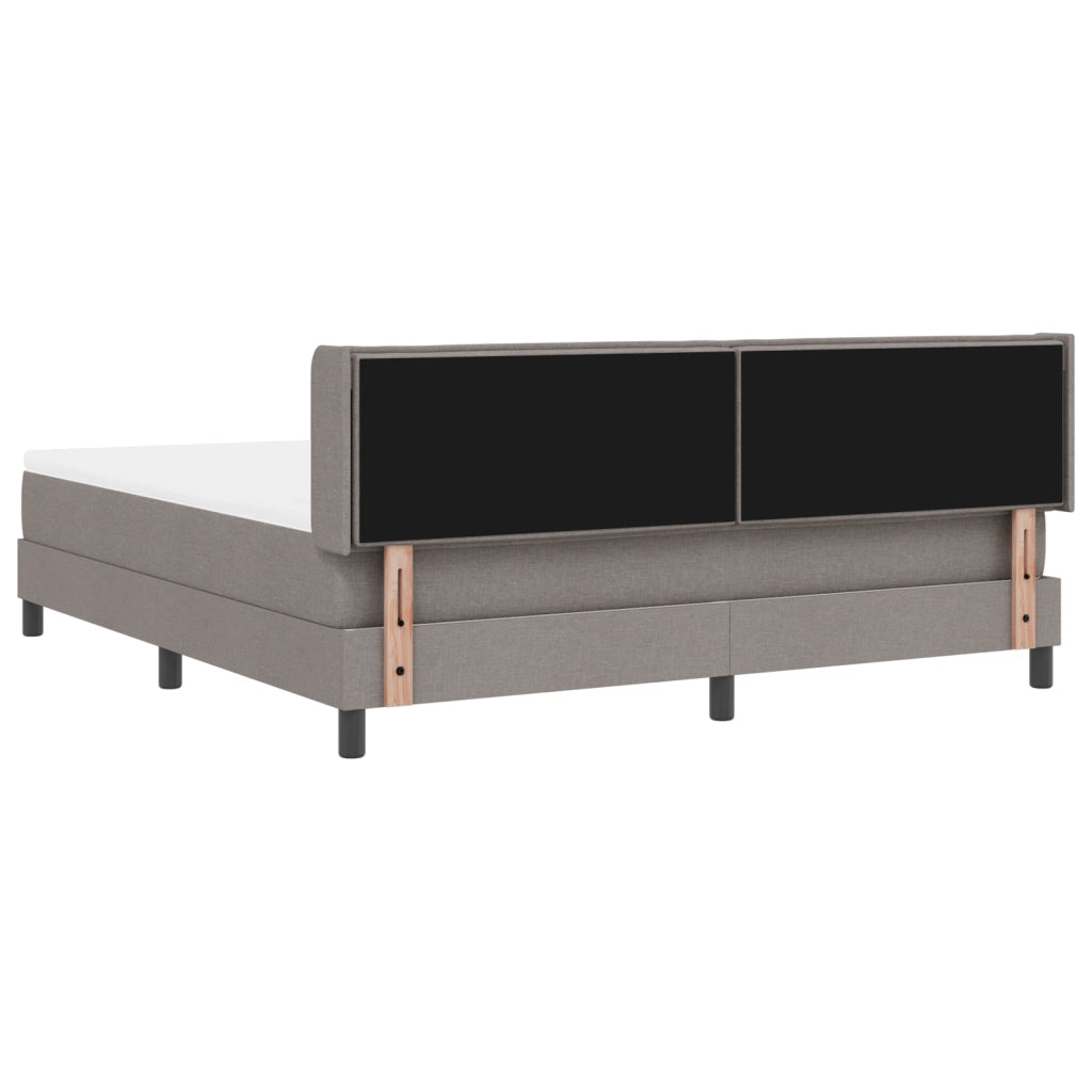 Letto a Box Spring  con Materasso Tortora 180x200 cm