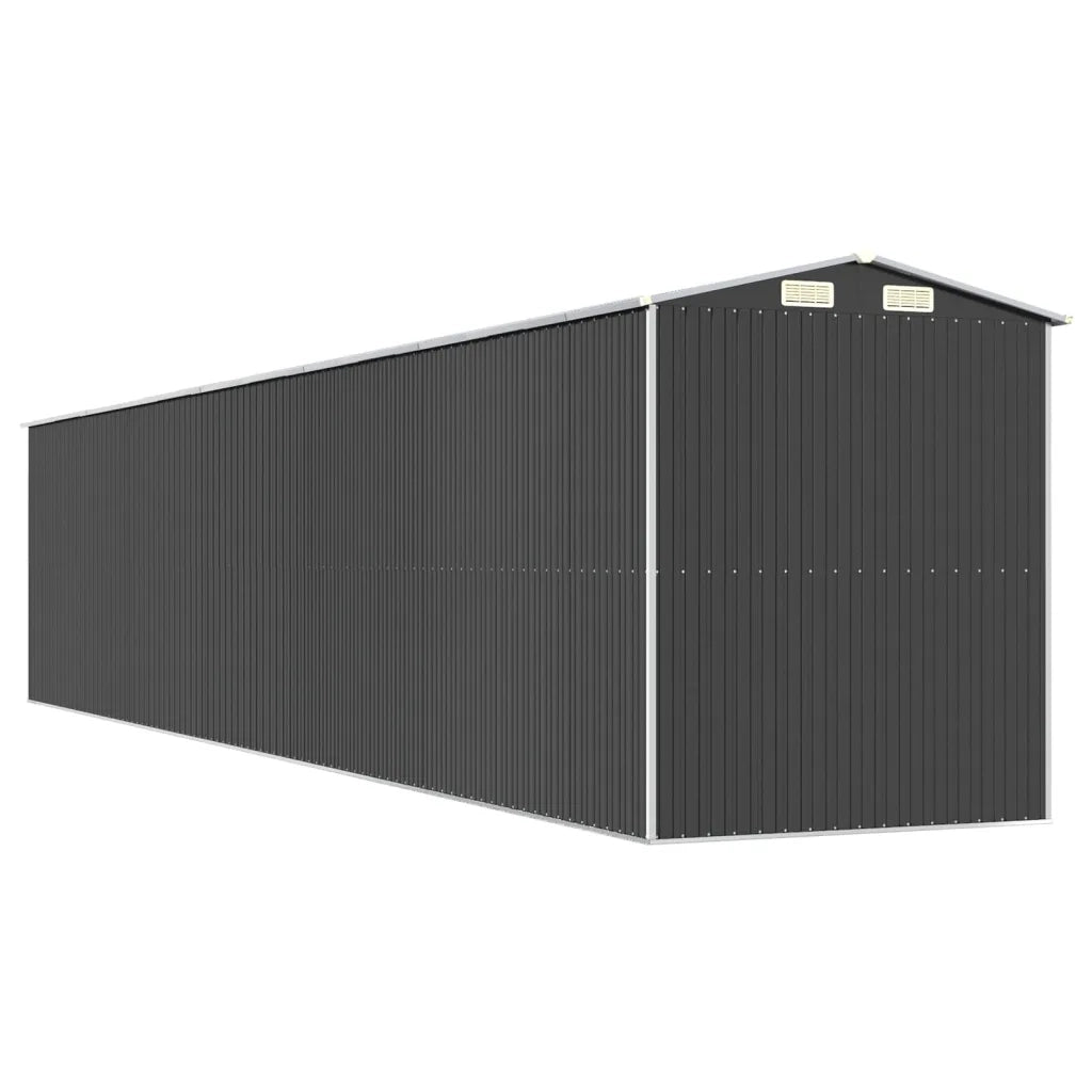 Capanno da Giardino Antracite 192x1021x223cm in Acciaio Zincato cod mxl 65869