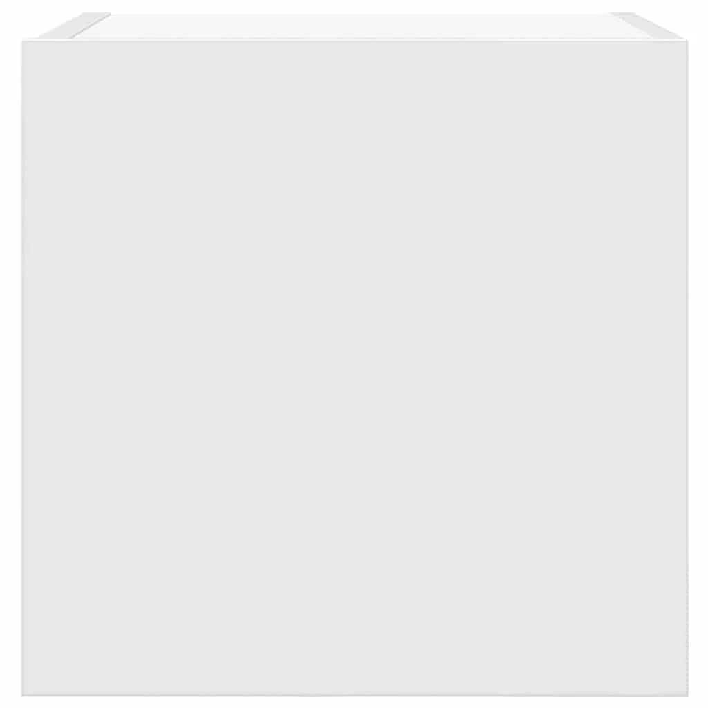 Mobile TV multimediale scaffale TV mobile TV credenza TV per sala da pranzo soggiorno camera da letto montaggio a parete 30,5 x 30 x 30 cm bianco 02_0027753