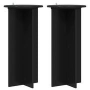 Supporto per piante | Sostegno per piante 2 pz Nero 40 x 40 x 80 cm