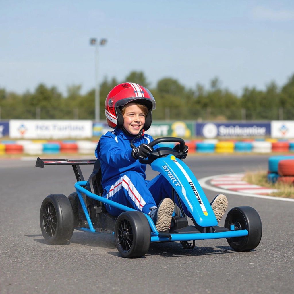 Kart elettrico per bambini ¨C Zephmum ¨C 119x77x54 cm blu