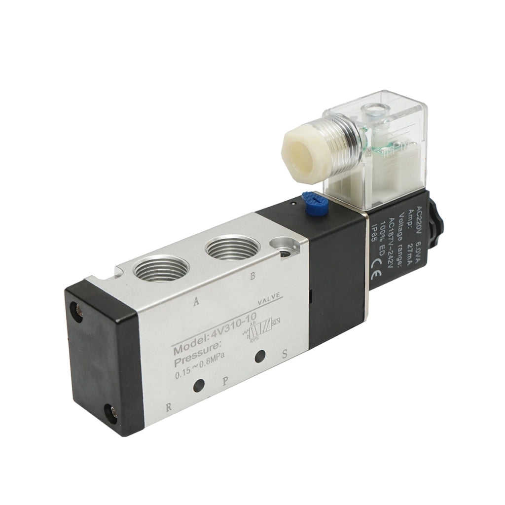 Elettrovalvola pneumatica 5 vie, 2 posizioni G 3/8, AC 220V IP65 Trattore forestale