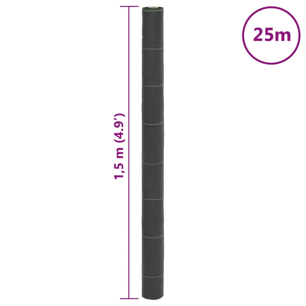 Membrana Antierbacce Nera 1,5x25 m in PP CFW2294242