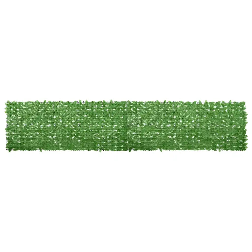Paravento da Balcone-Pannello per balcone con Foglie Verdi 500x100 cm