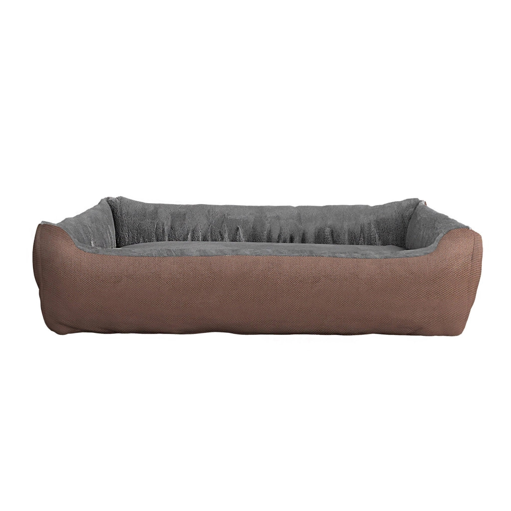 Cuccia per Cani e Gatti Doubleface 62x50x17 cm in Poliestere Love Tortora