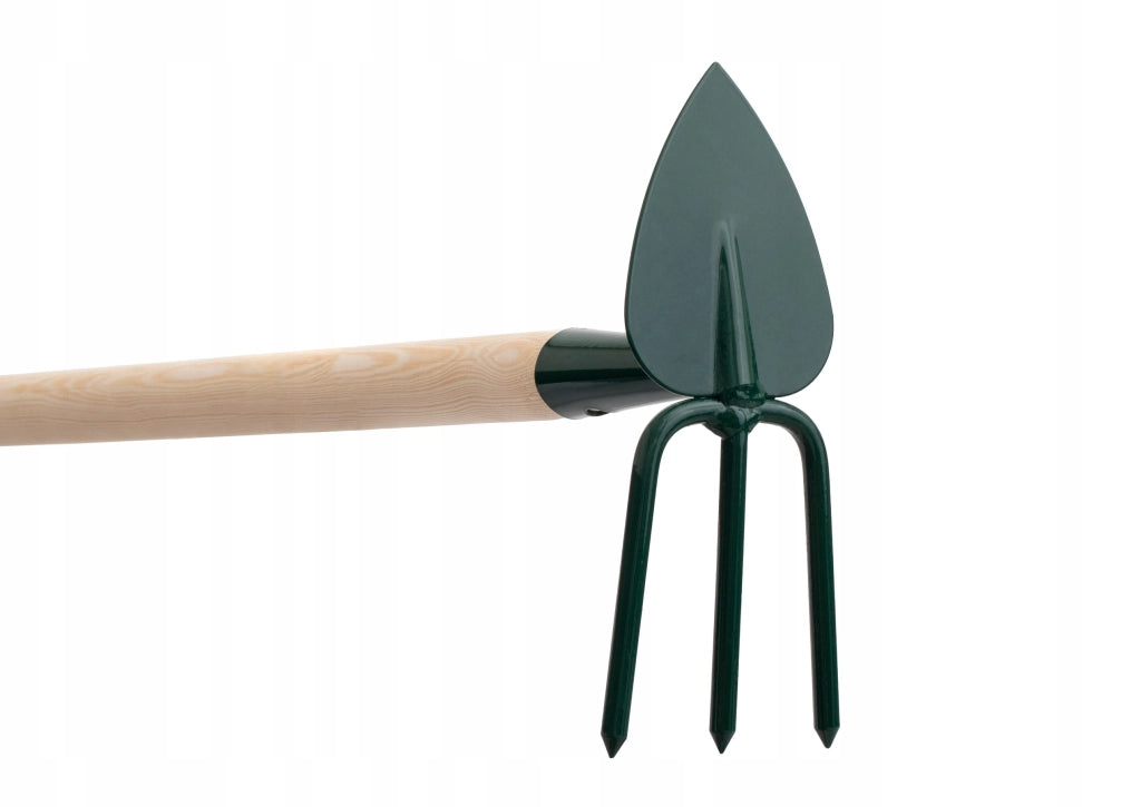 Zappa da giardino KADAX per scavare con forca da 8 cm e gancio da 115 cm