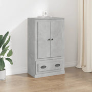 Credenza Grigio Cemento 60x35,5x103,5 cm in Legno Multistrato 816300