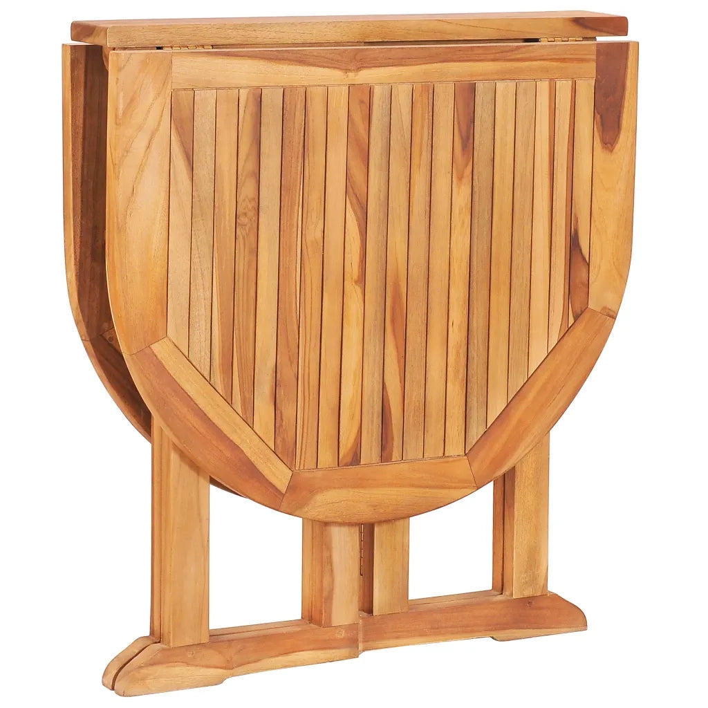 Set da Pranzo da Giardino 5 pz Pieghevole in Massello di Teak cod mxl 46257