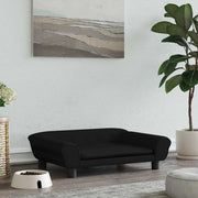 Lettino per Cani Nero 70x48x22 cm in Vellutocod mxl 71208