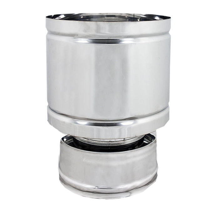 TERMINALE ANTIVENTO A BOTTE ACCIAIO INOX- Diam. 250x300- DK- pezzi 1