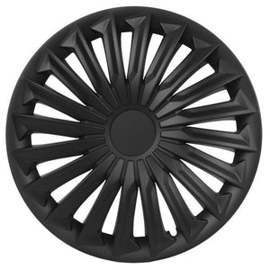 Set 4 Copricerchi 14'' Alulook Joy Mat Black