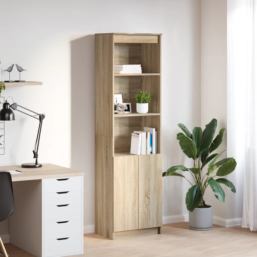 Credenza Rovere Sonoma 50x35x180 cm in Legno Multistrato 3328464