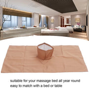 Massaggiatrice 100% cotone - Secchezza rapida - Fazzoletto per il viso - Leggero - Respirante - Dimensioni 50x80cm - Copertura per tavolo massaggiatore