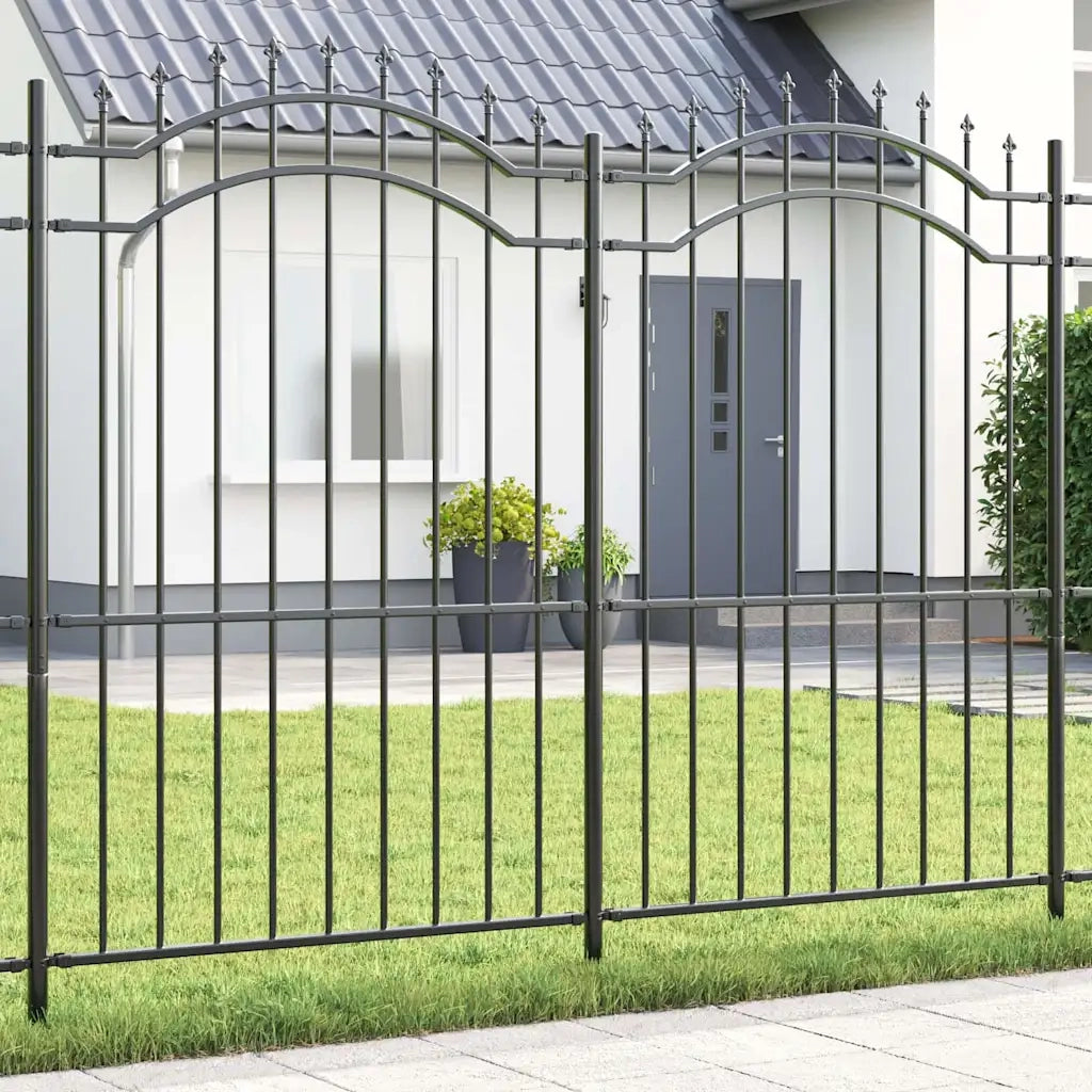 vidaXL Recinzione per Giardino Grigio 215 cm