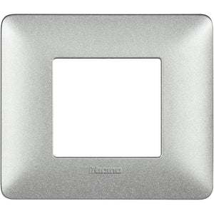 Placca Bticino Matix 2 moduli  bianco calce AM4802TBC