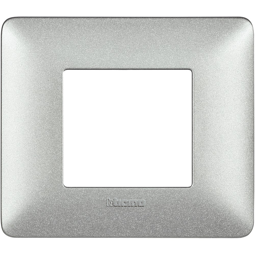 Placca Bticino Matix 2 moduli  bianco calce AM4802TBC