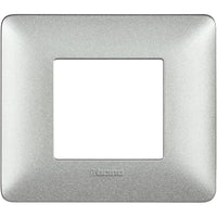 Placca Bticino Matix 2 moduli  bianco calce AM4802TBC