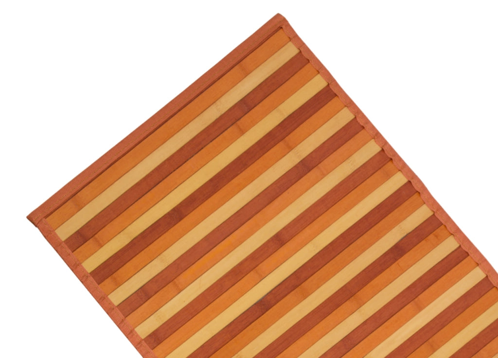 Tappeto Bamboo Degradè In Varie Colorazioni - 50x120 cm - Arancio
