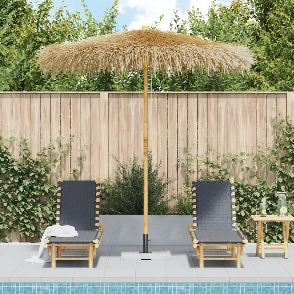 Ombrello | Parasolne in Bamb¨´ 270 cm con Parasole in Foglie di Banano