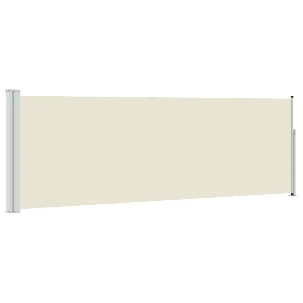 Tenda Laterale Retrattile per Patio 100x300 cm Crema cod mxl 9280