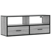 Mobile TV | Armadietto TV | Mobile Porta TV Grigio Sonoma 100x31x39,5cm Legno Multistrato Metallo