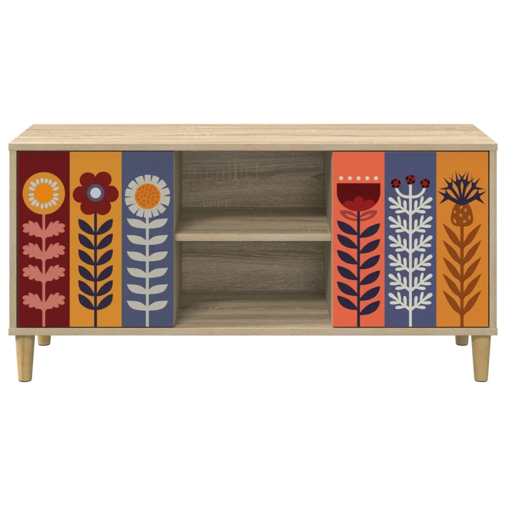 Mobile TV ESSEN 102 x 33 x 50 cm Sonoma Legno ingegnerizzato 8007042