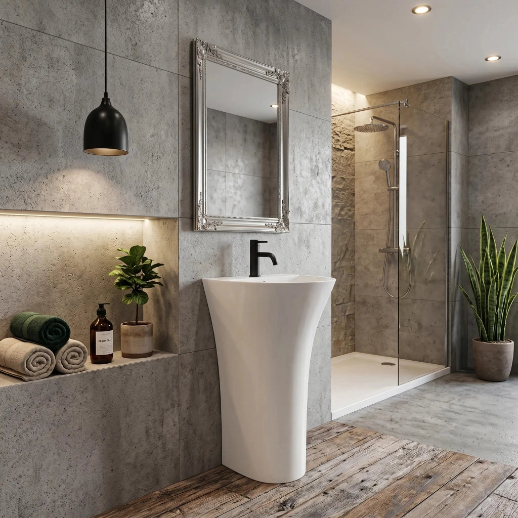 Lavabo Monolitico Rea Rita Slim