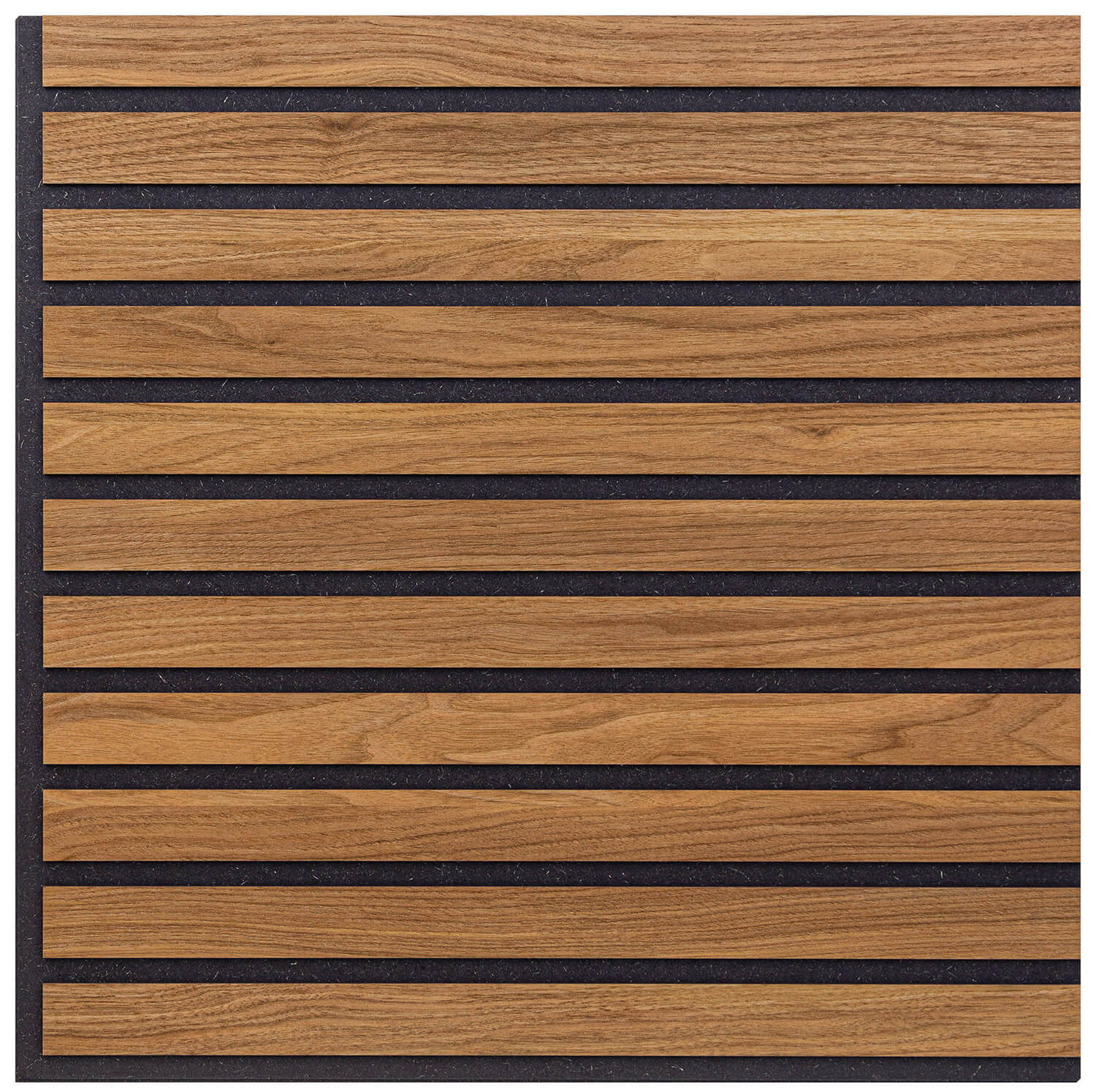 Set 10 Pannelli Decorativi Fonoassorbenti 58x58 cm in MDF Decoro B Verticale Noce Asia