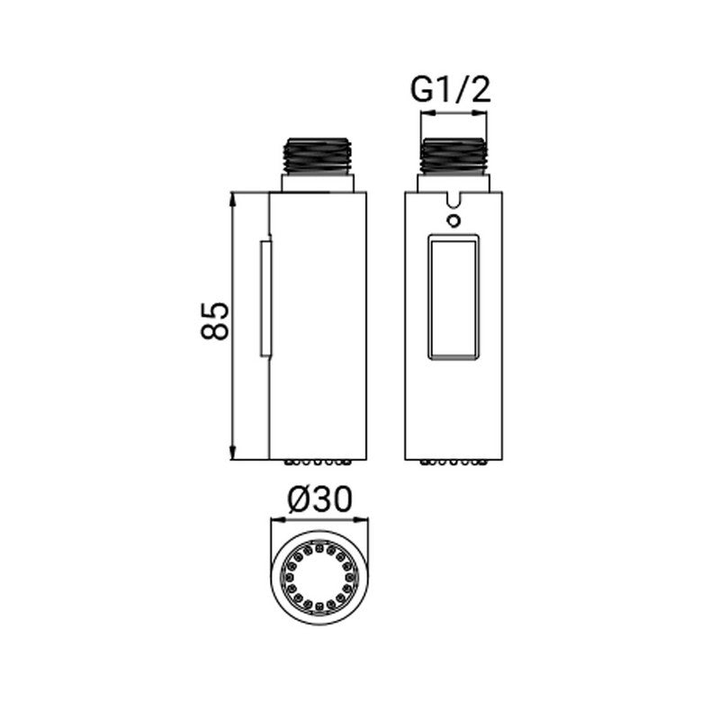 Doccetta di ricambio per miscelatori lavello 2 getti