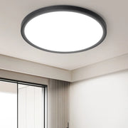 ZMH Lampada da soffitto plafoniera LED minimalista nera 18 cm per cucina