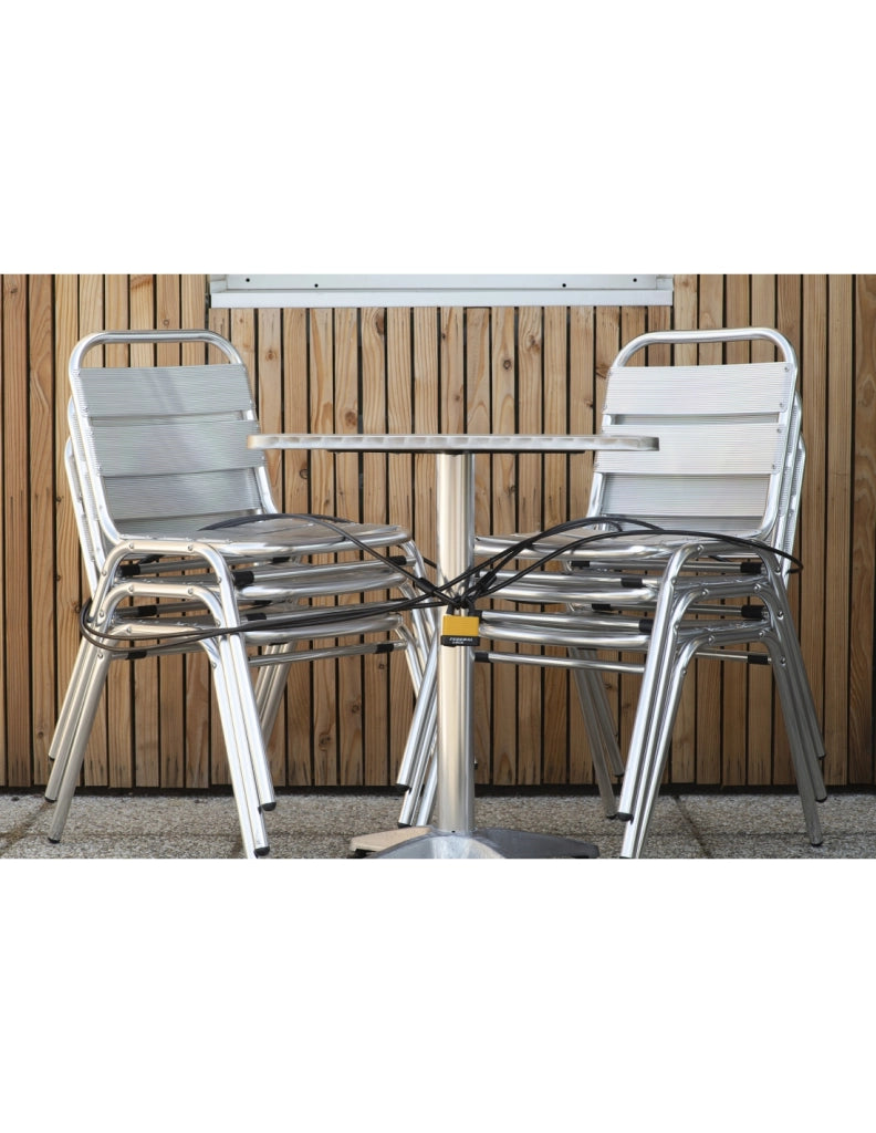 Cavo antifurto Twisty, bicicletta, casette da giardino, Ø 8, 12,00m, guaina in PVC acciaio - THIRARD