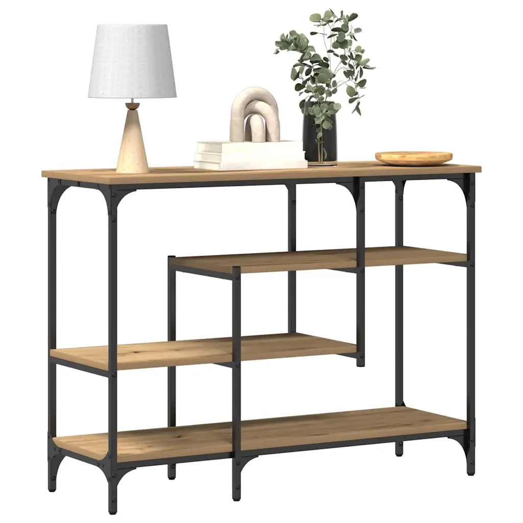 Tavolo Console rovere artigianale 100 x 35 x 75 cm 863560