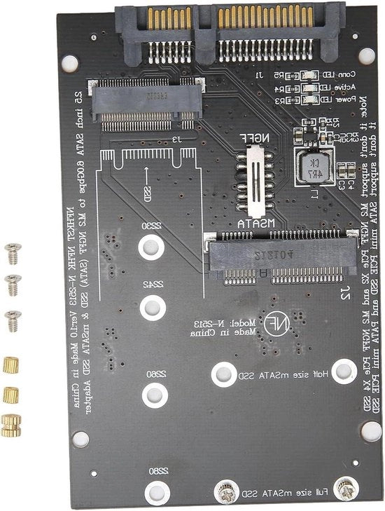 Adattatore M.2 a SATA | Alta Velocità di Trasferimento | Convertitore di Disco Rigido.