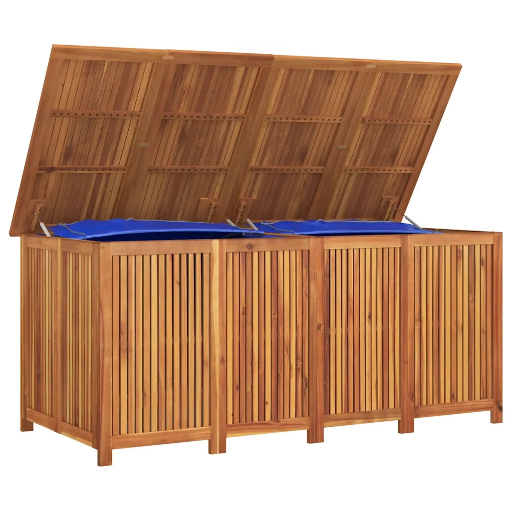 Contenitore da Giardino 200x80x75cm in Legno Massello di Acacia
