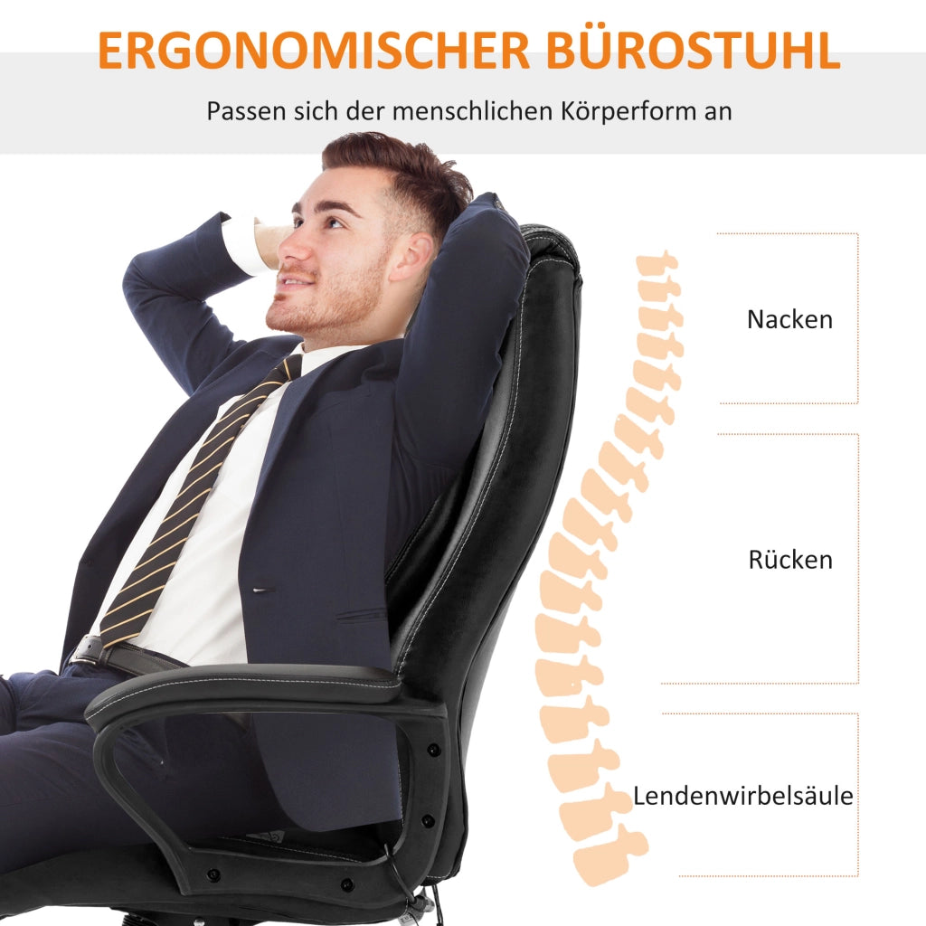 Sedia da ufficio ergonomica con massaggio ¨C zephmum ¨C nera