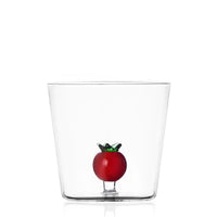 BICCHIERE POMODORO VEGETABLES ICHENDORF MILANO | in vetro borosilicato