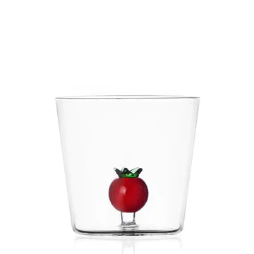 BICCHIERE POMODORO VEGETABLES ICHENDORF MILANO | in vetro borosilicato