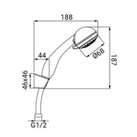 Duplex serie star cromato, a 3 getti