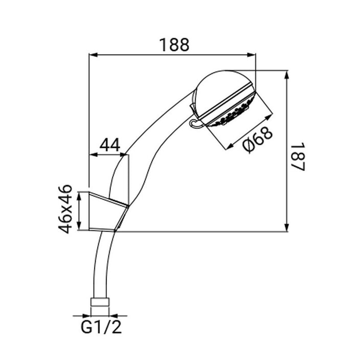 Duplex serie star cromato, a 3 getti