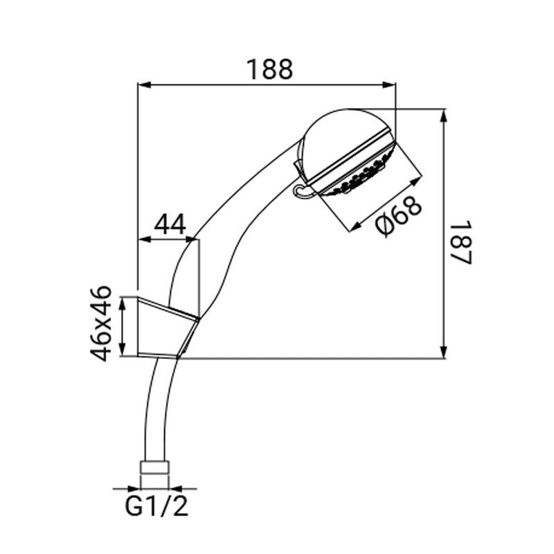 Duplex serie star cromato, a 3 getti