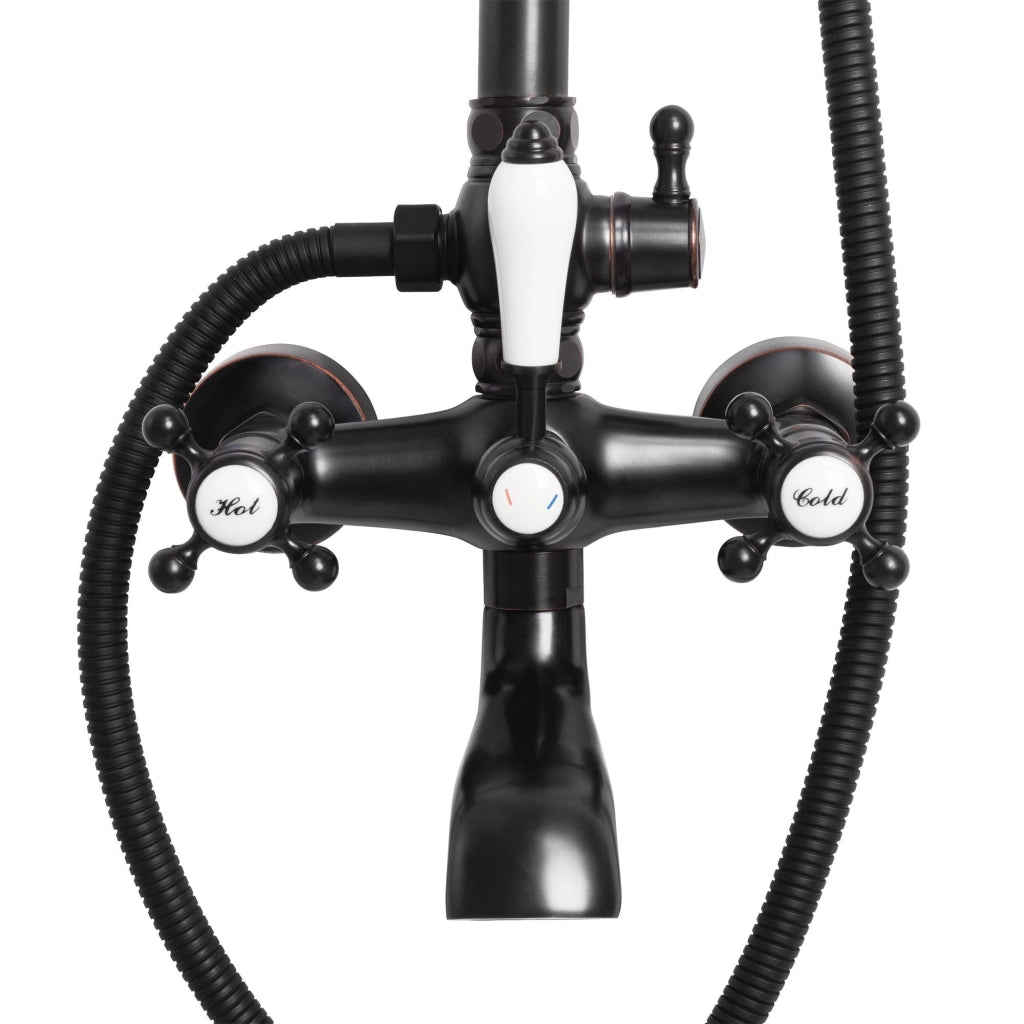 Set Doccia Rea Bergamo Old Black