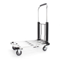 Carrello da trasporto pieghevole max 150kg, allungabile, con freno