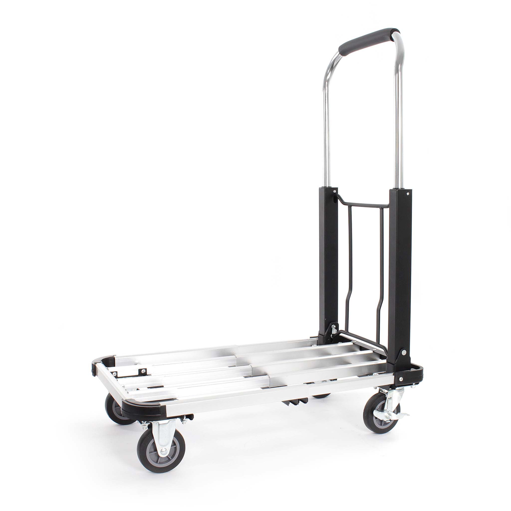 Carrello da trasporto pieghevole max 150kg, allungabile, con freno