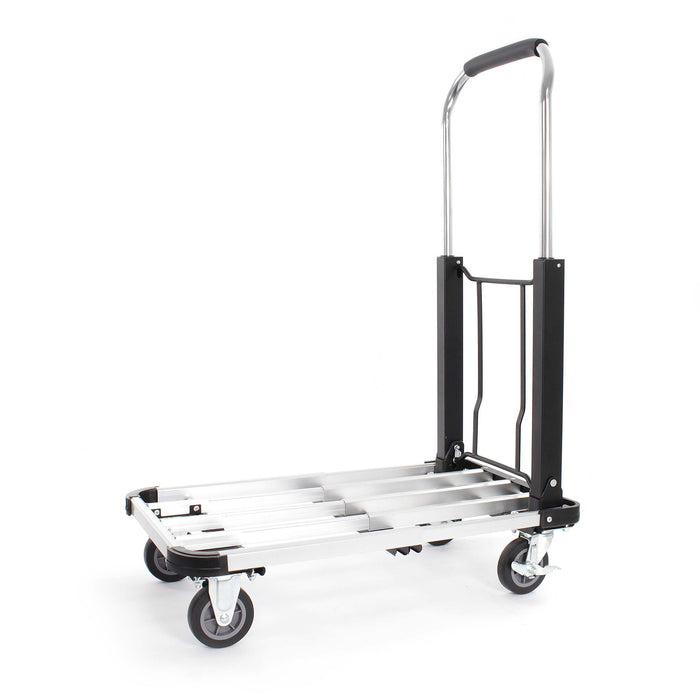 Carrello da trasporto pieghevole max 150kg, allungabile, con freno