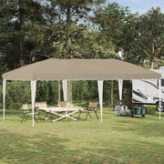 Tenda per feste a pop-up-Gazebo 575 x 290 x 245 cm Crema