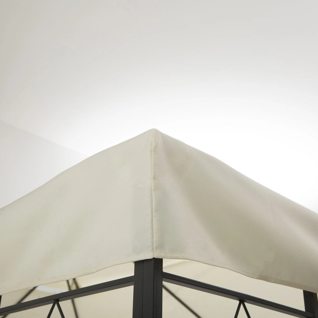 Tetto di Ricambio Impermeabile per Gazebo da Giardino Doppio Tetto 3x4m