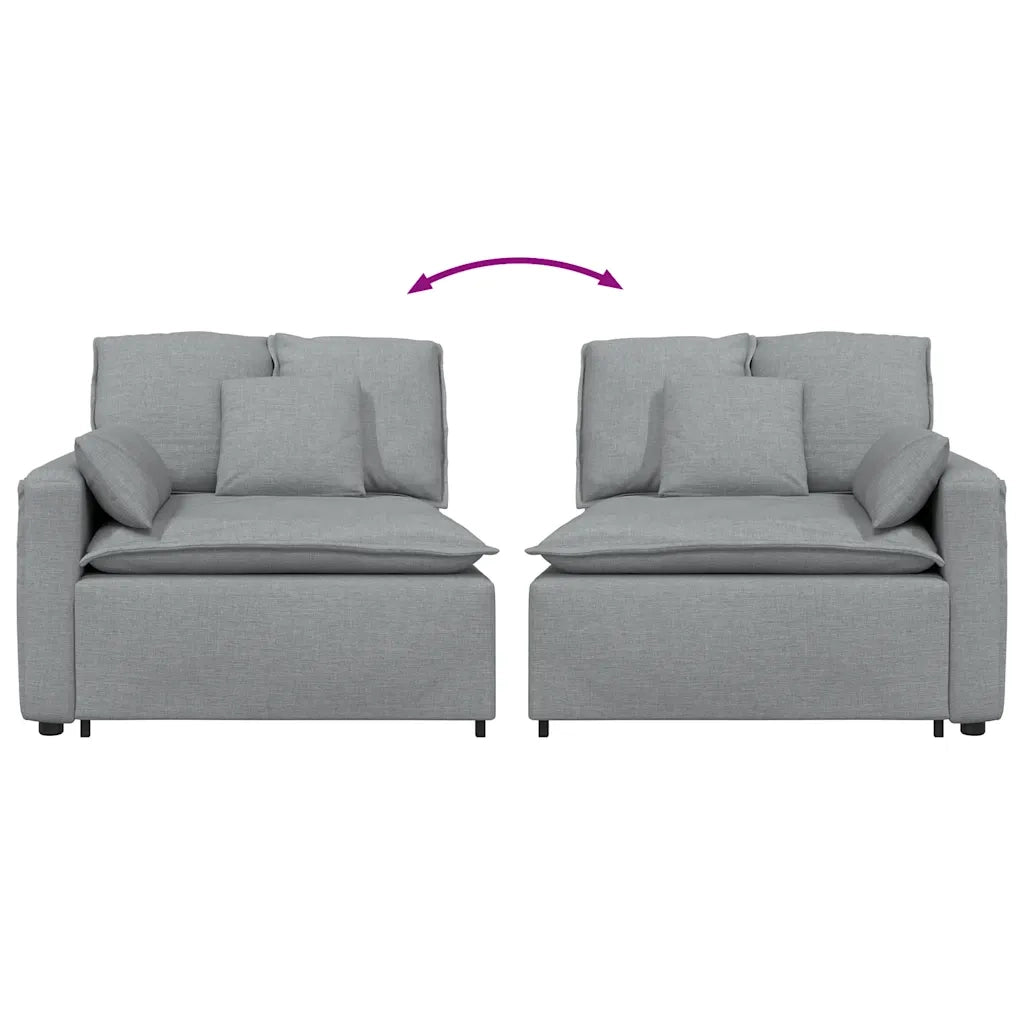 Modulo Terminale Bracciolo Divano Modulare con Cuscini 100 cm CFW9805749