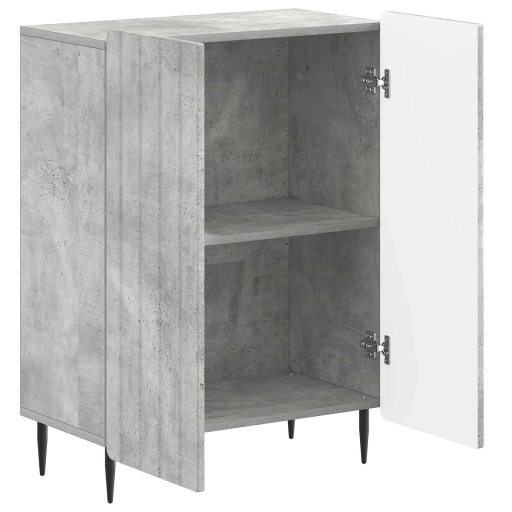 Mobiletto da Bagno ZWOLLE Grigio Cemento 59,5 x 31 x 79,5 cm 896398